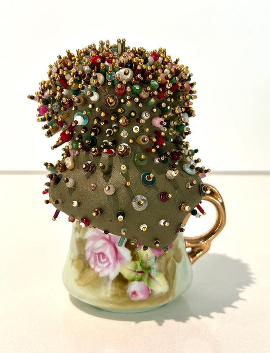 GREEN TEACUP